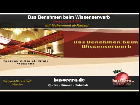 Muhammed al-Madani - Das Benehmen beim Wissenserwerb