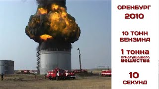 Мировой рекорд в тушении резервуаров / World record in tank fire extinguishment