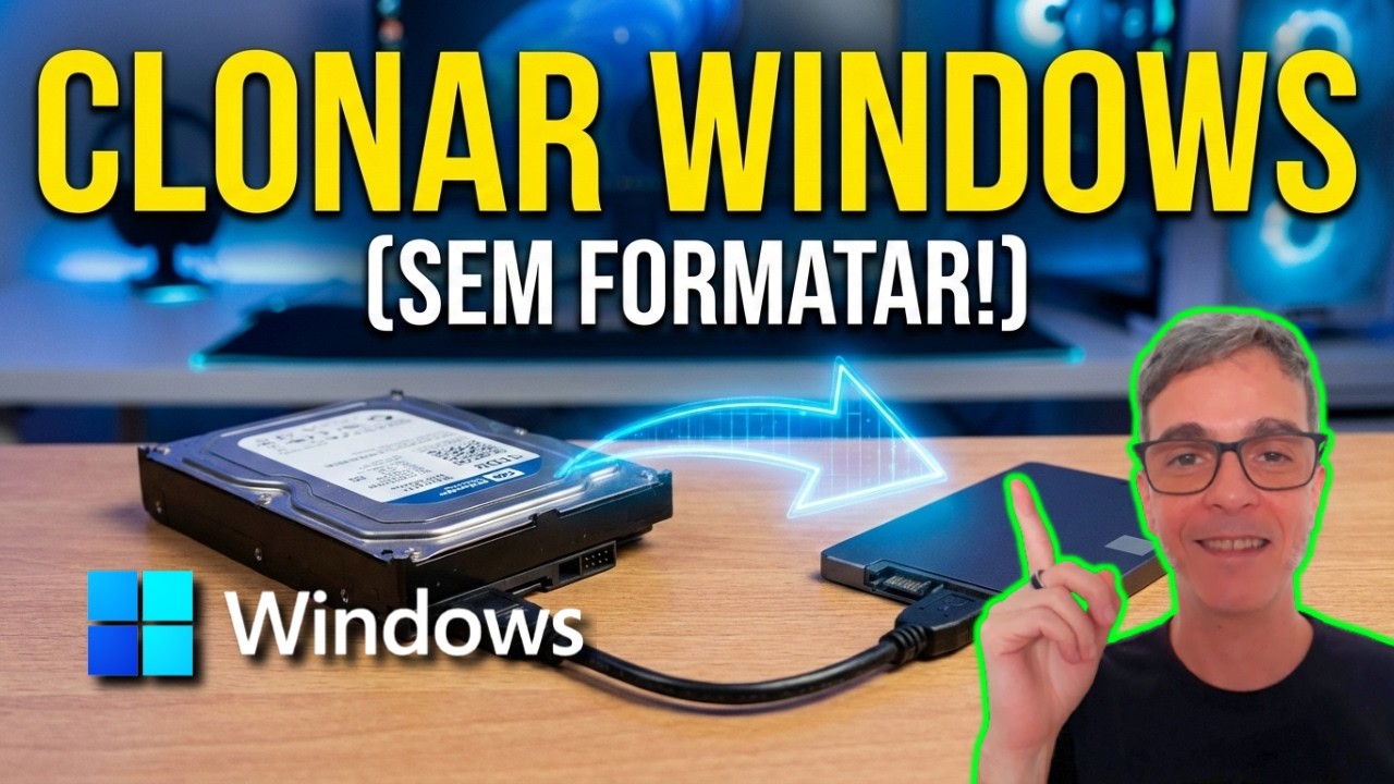 NÃO FORMATE! Como CLONAR o WINDOWS para SSD Sem Perder Nada 🚀 - YouTube