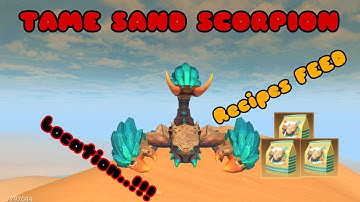 TAME SAND SCORPION // RECIPE FEED // LOCATION // UTOPIA ORIGIN