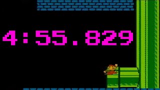 4:55.829 Super Mario Bros. Any% PB