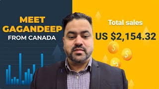 Sellvia Review  - Success story by Gagan from Canada