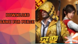 HOW TO DOWNLOAD GAME FOR PEACE IN ANDROID/IOS | PAK GAMER screenshot 3
