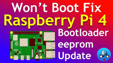 Raspberry Pi 4 Wont Boot Fix. Bootloader Update.