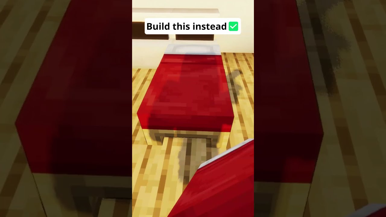 Minecraft How To Build A Bed Shorts