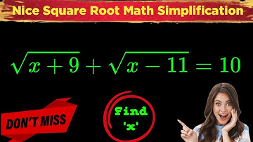 China 🇨🇳 | A Nice Square Root Math Simplification| Math Olympiad Problems