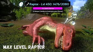 MAX LEVEL RAPTOR TAMING!! |ARK SURVIVAL EVOLVED MOBILE EP5 S1 (Domando Raptor level máximo)