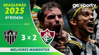 Thumbnail for ATLÉTICO-MG 3 X 2 FLUMINENSE | MELHORES MOMENTOS | 8ª RODADA BRASILEIRÃO 2025 | ge.globo