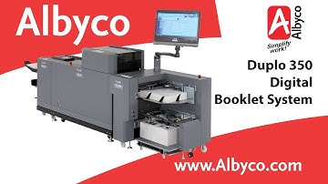 Duplo 350 Digital Booklet System, vouwhechtsysteem