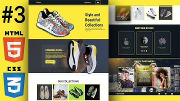 Complete website from scratch | Responsive design | Part 3