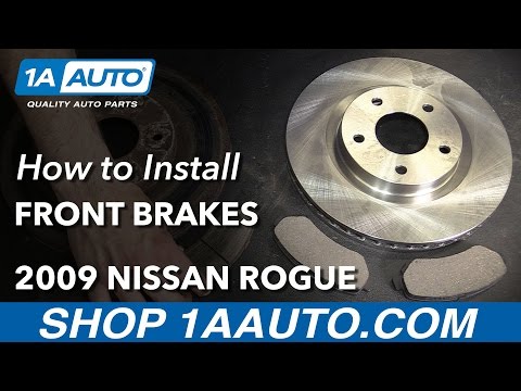 How to Replace Front Brakes 08-12 Nissan Rogue