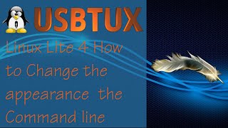 Linux Lite 4 Change the appearance  the Command line