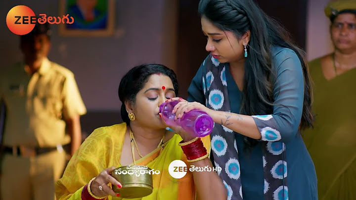 Padamati Sandhya Ragam Promo - 10 Oct 2024 - Everyday at 8:00 PM - Zee Telugu