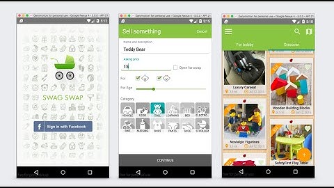 CodePath Summer 2015 Demo Day: SwagSwap (Android for Engineers)