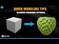 Blender Quick Modeling Tips: Creating a Custard Apple | shift 4 cube