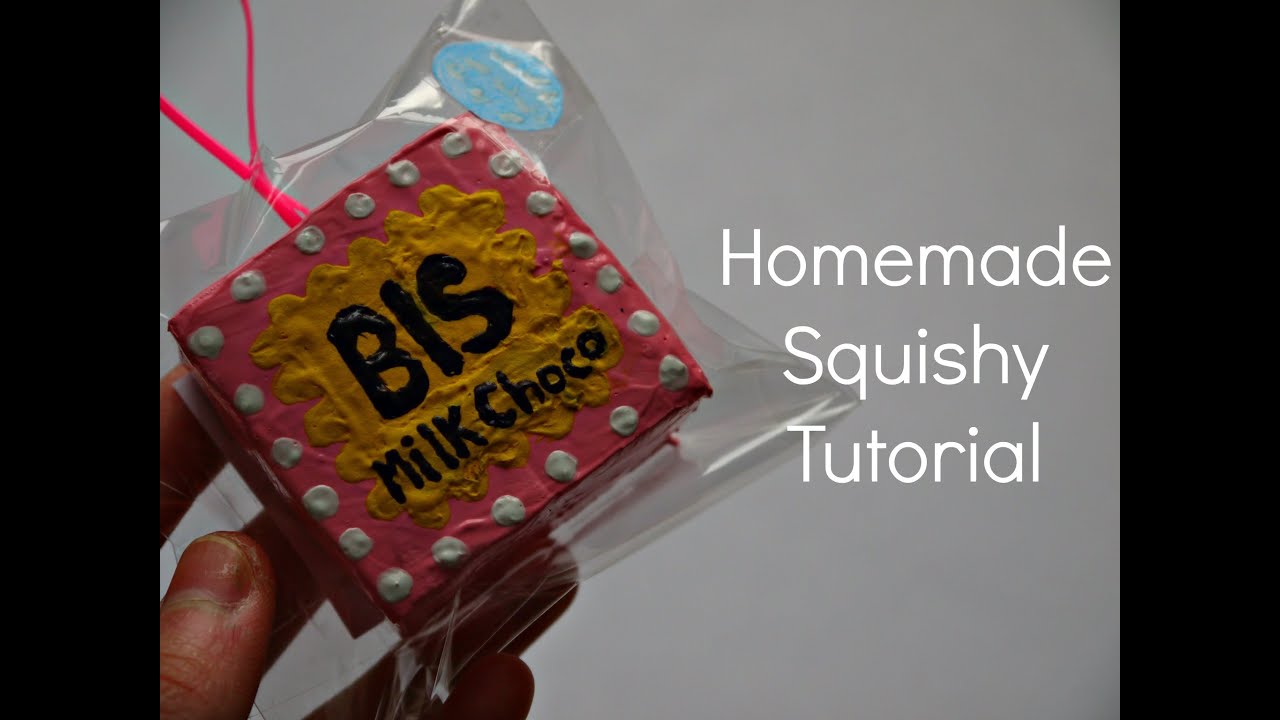 Homemade Squishy Tutorial: BIS Milk Chocolate - YouTube