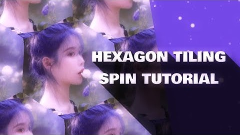 Hexagon tiling spin tutorial | Alight Motion Tutorials|