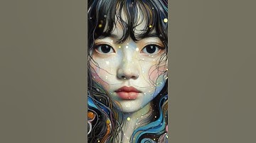 다양한 화풍으로 그린 매혹적인 미녀 초상화 모음 CapCut으로 제작한 Bing Image Creator:AI ART VIDEO_VibesCanva