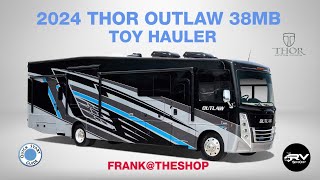 2024 Thor Outlaw 38MB Class A Toy Hauler  WalkThrough & Orientation