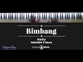 BIMBANG - Melly / Mahalini X Nuca (KARAOKE PIANO)