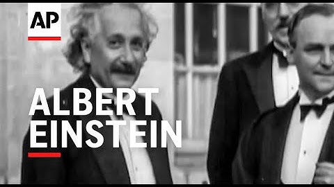 Albert Einstein - 1933 | Movietone Moment | 17 October 2025
