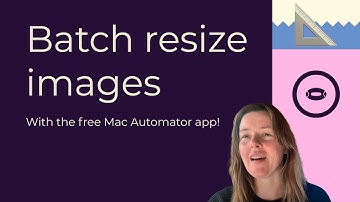 How to batch resize images using Automator 📐🖼️