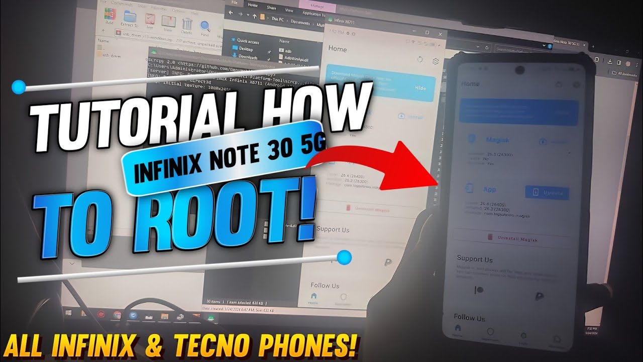 TUTORIAL: How To Root ( Infinix Note 30 5G Dimensity 6080 ) - Stey By ...