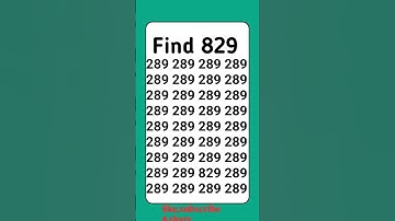 Optical illusion test for the genius find the hidden number in sec #shortsfeed #shorts #iqtes