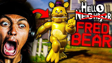 they put FAST FREDBEAR in HELLO NEIGHBOR!?!?