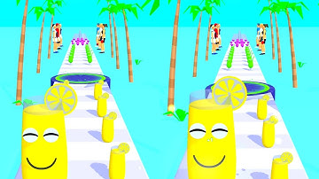 Juice Run All Levels Walkthrough Mobile Android IOS, New Running Games Gameplay Max Level