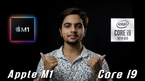 Apple M1 v/s Intel core i9 - The Ultimate Battle 🔥🔥🔥