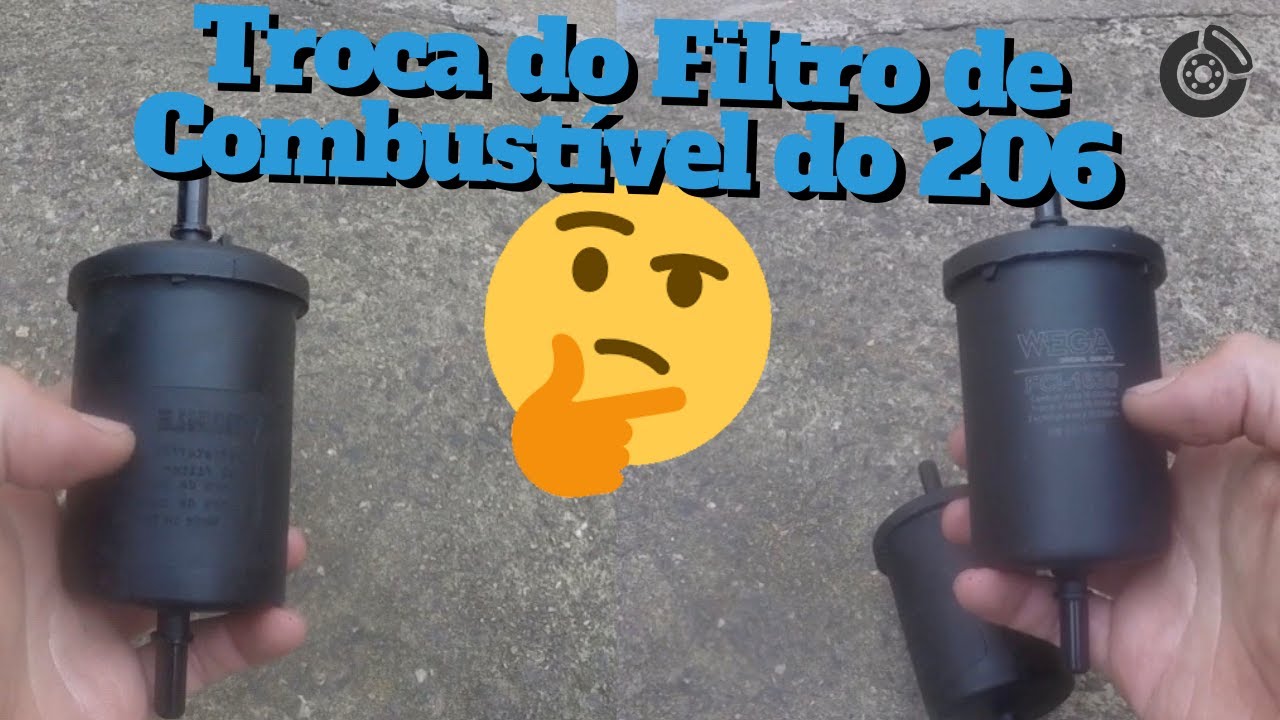 Como TROCAR o Filtro de Combustível do Peugeot 206 🤔