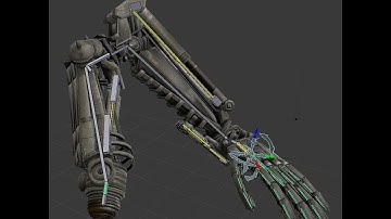 Rigged Robot Arms for Blender (Download)