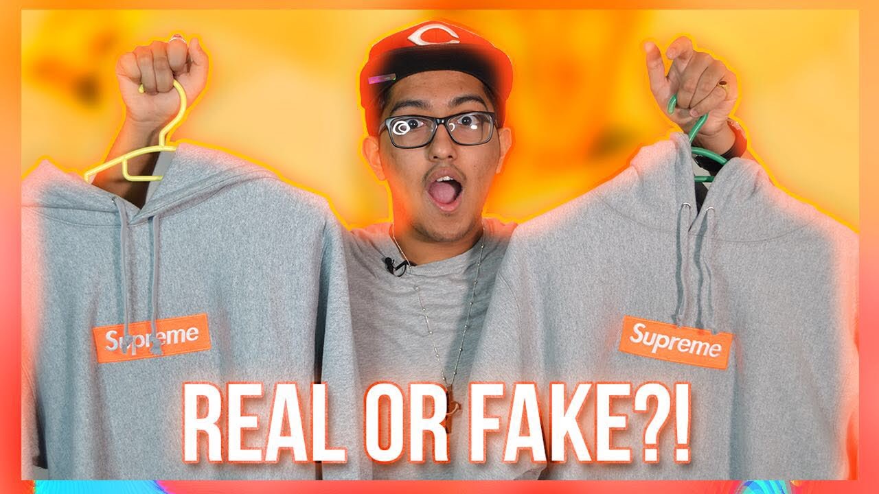 Supreme Box Logo Hoodie Real Vs Fake FW 2017 ! (CRAZIEST REPLICA !) - YouTube