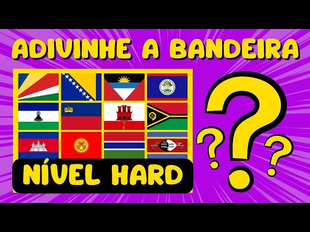 Adivinhe a bandeira (nível fácil)