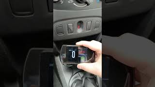 Dacia Logan 2/ Sandero 2 obd screen shows water and oil temperature, volts, speed and others