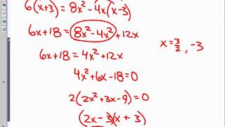 8 3 Video Solve Rational Equations