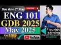 ENG101 GDB Solution 2025/ ENG101 GDB 2025 /ENG 101 GDB Solution Spring 2025/ENG101 GDB 2025 Solution