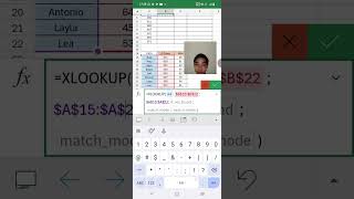 Proses pembuatan data XLOOKUP dan IF (Excell. Pemenuhan tugas TIK Read description) 