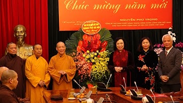 Hà Nội: Thường trực BTS GHPGVN TP. Hà Nội thăm, chúc Tết thành ủy TP. Hà Nội nhân dịp xuân Canh Tý