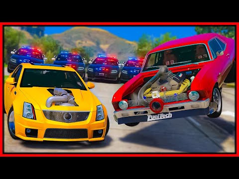 GTA 5 Roleplay - QUICKEST DRAG CARS TROLLING COPS | RedlineRP