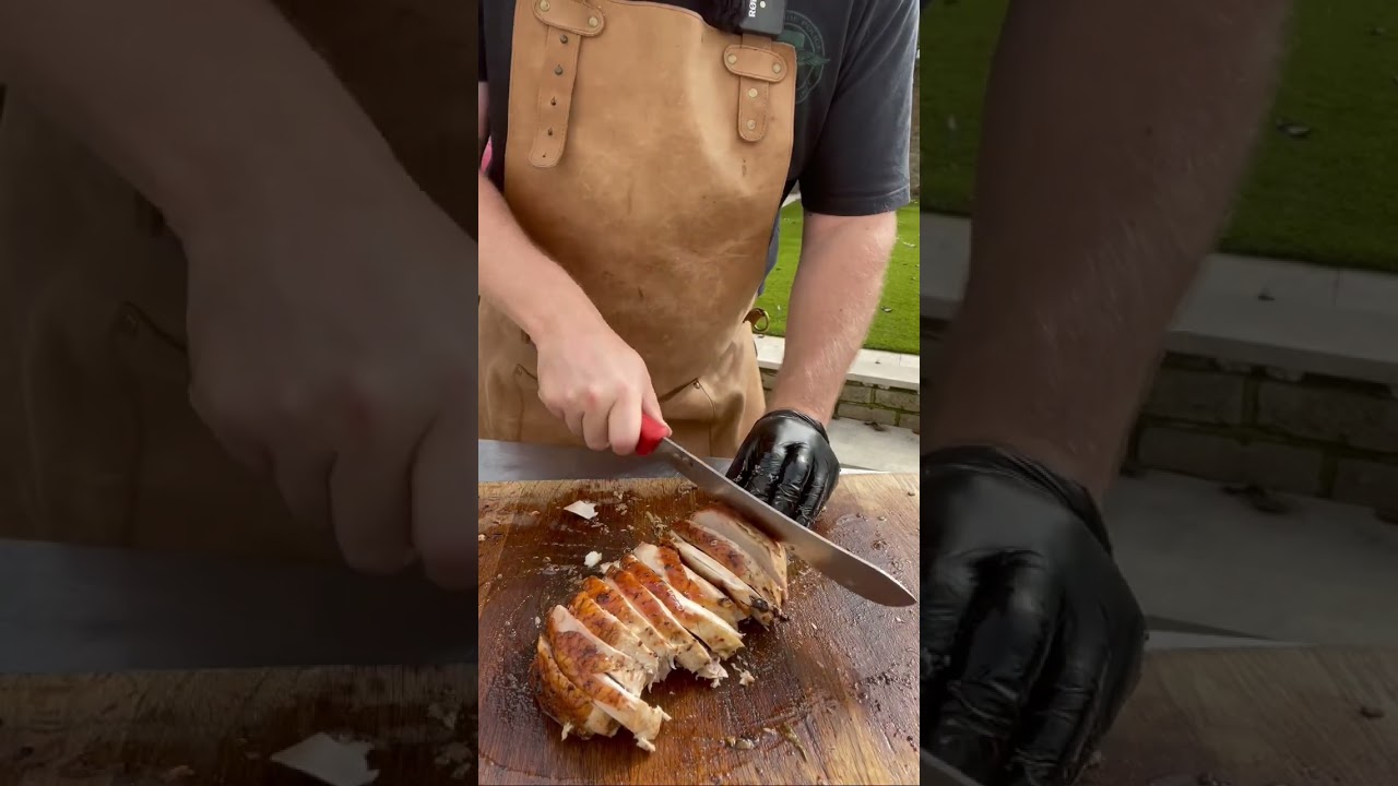 Rotisserie turkey on the big Joe Kamado part 13 YouTube