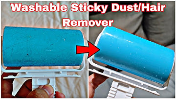 Never Buy Another Lint Roller - Washable Solution | Reusable Sticky Dust & Hair Remover