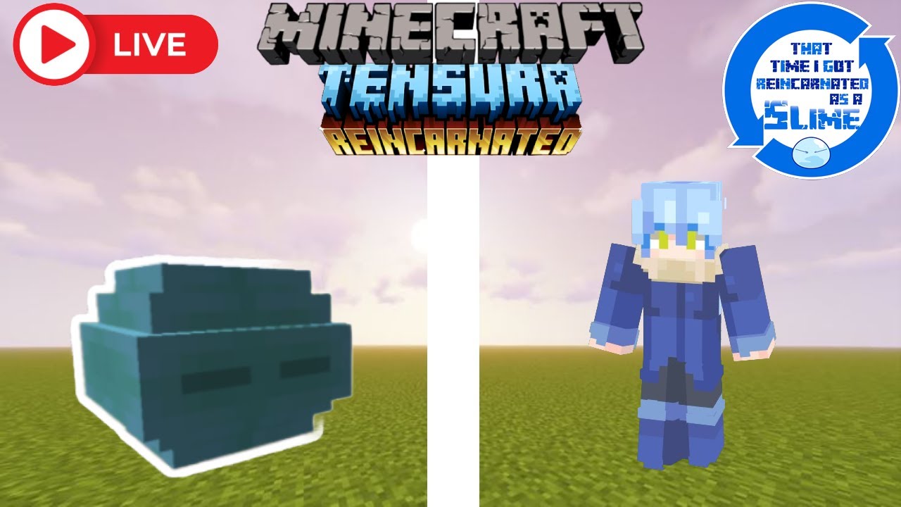 Reincarnated as a slime Stream [Tensura Minecraft modpack] As Rimuru ...