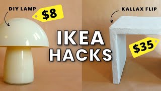 DIY IKEA HACKS | Plaster Side Table & Mushroom Lamp