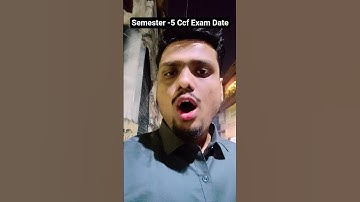 semester 5 CC of internal examination date