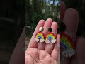 Arcoíris en mostacilla - video paso a paso en mi canal 🌈 #diy #pasoapaso #tutorial #beads #diycraft