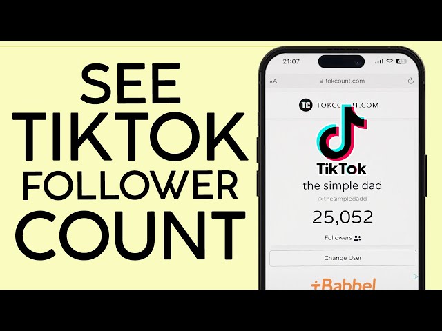 Live TikTok Follower Count #Shorts 