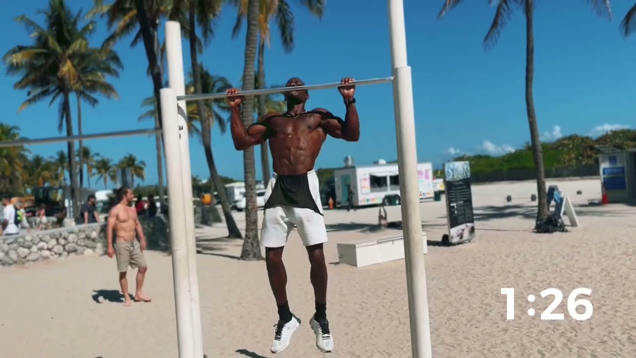 Can Ripper complete 50 pull ups 100 push-ups in under 5mins 