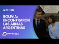 Encuentran armas argentinas en depósitos de Bolivia